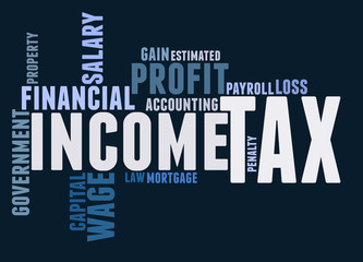 tax word cloud