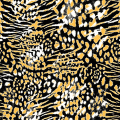 Leopard pattern,animal pattern,wild animal print.
- 126584541