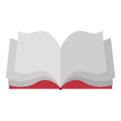 academic book icon over white background. Learning knowledge and library theme. Colorful design. vector illustration