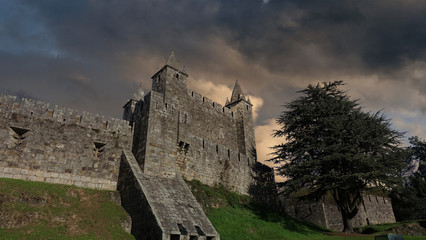 Fototapeta premium Ancient fortress in Portugal. UNESCO World Heritage Site