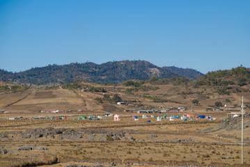 Obraz premium Rock mountain in Huehuetenango, Guatemala.