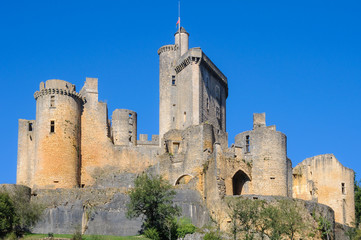 Fototapeta na wymiar Castle of Bonaguil, Aquitaine (France)
