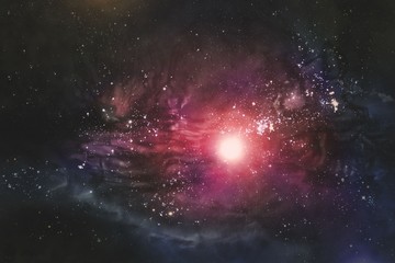 Universe Starscape Background