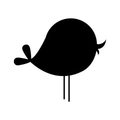 bird cartoon icon image vector illustration design 