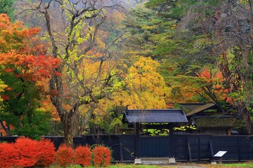 角館　紅葉の武家屋敷