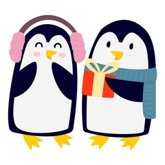 Fototapeta premium Penguin vector character