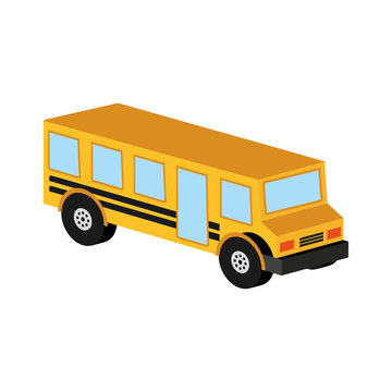bus yellow school icon design vector illustration eps 10