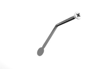 screw tool white isolate