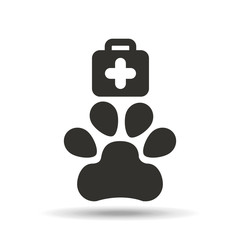 clinic veterinary symbol icon vector illustration eps 10