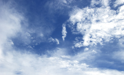 blue sky and clouds sky.