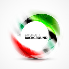 Vector abstract blurred swirl