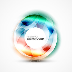 Vector abstract blurred swirl