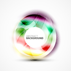 Vector abstract blurred swirl