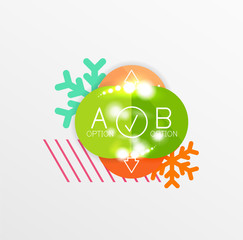 Christmas and New Year sale sticker templates