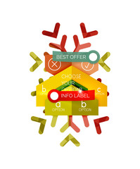 Sale Christmas tags and stickers