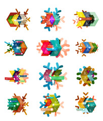 Christmas sale stickers and labels