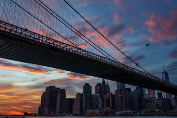 Manhattan Sunset from Brooklyn