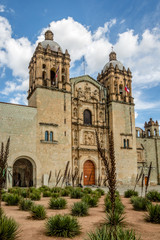 Fototapeta na wymiar Church of Santo Domingo de Guzman - Oaxaca, Mexico