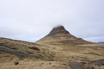 Beautiful landscape at Kirkjufell