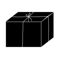 simple box icon image vector illustration design 