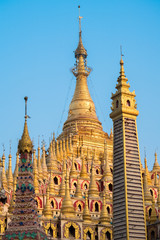 Beautiful Buddhist Pagoda, Thanboddhay Phaya in Monywa, Myanmar