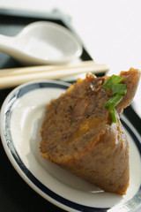 Still life of rice dumpling