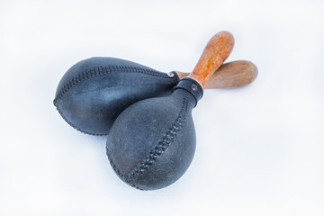 Maracas on White Background