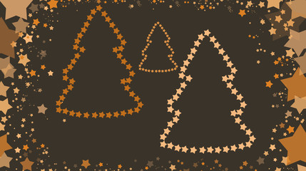 vector background with stars