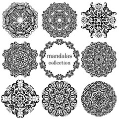 Set of mandalas