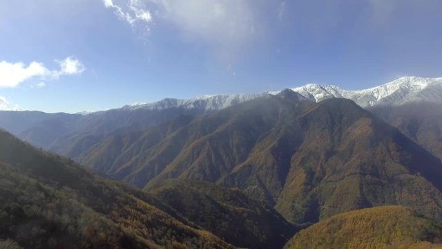 Minami Alps valley in Japan