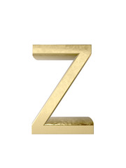 Fototapeta premium Metal alphabet. 3D rendering