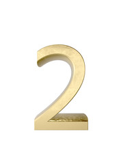 Naklejka premium Metal alphabet. 3D rendering