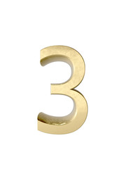 Metal alphabet. 3D rendering