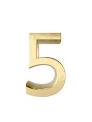 Metal alphabet. 3D rendering