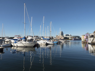 Fototapeta na wymiar Victoria-Fisherman's Wharf Marina