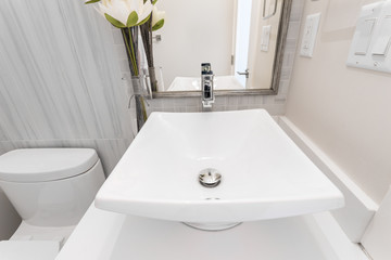 Modern bathroom, interior design