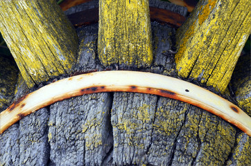 Wooden Wagon Wheel