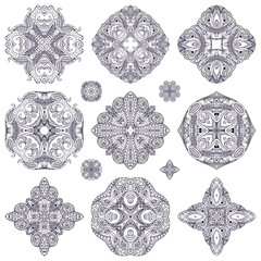 Set of mandalas