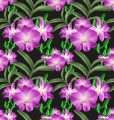 orchid seamless pattern3