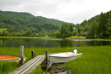 Idyllic nature scene and nobody