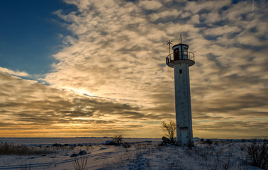 Lighthouse at Sunset. Estonia 2016
