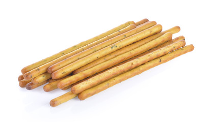 bread sticks isolated on a white background
