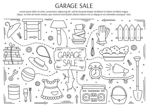 Garage sale elements