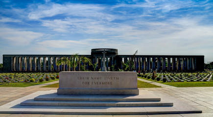 Taukkyan War Cemetery near Yangon in Myanmar