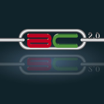 blockchain 2-0 3d