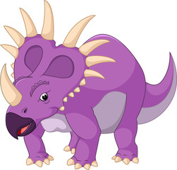 Fototapeta premium Cartoon styracosaurus
