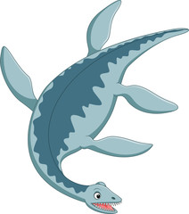 Cartoon plesiosaurus