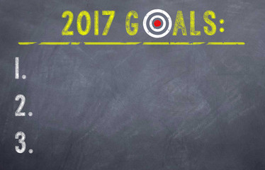 2017 Goals Board with Target