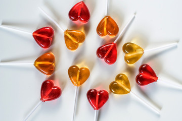 Lollipops candy sweets.