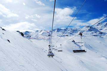 Fototapeta na wymiar Ski Lift